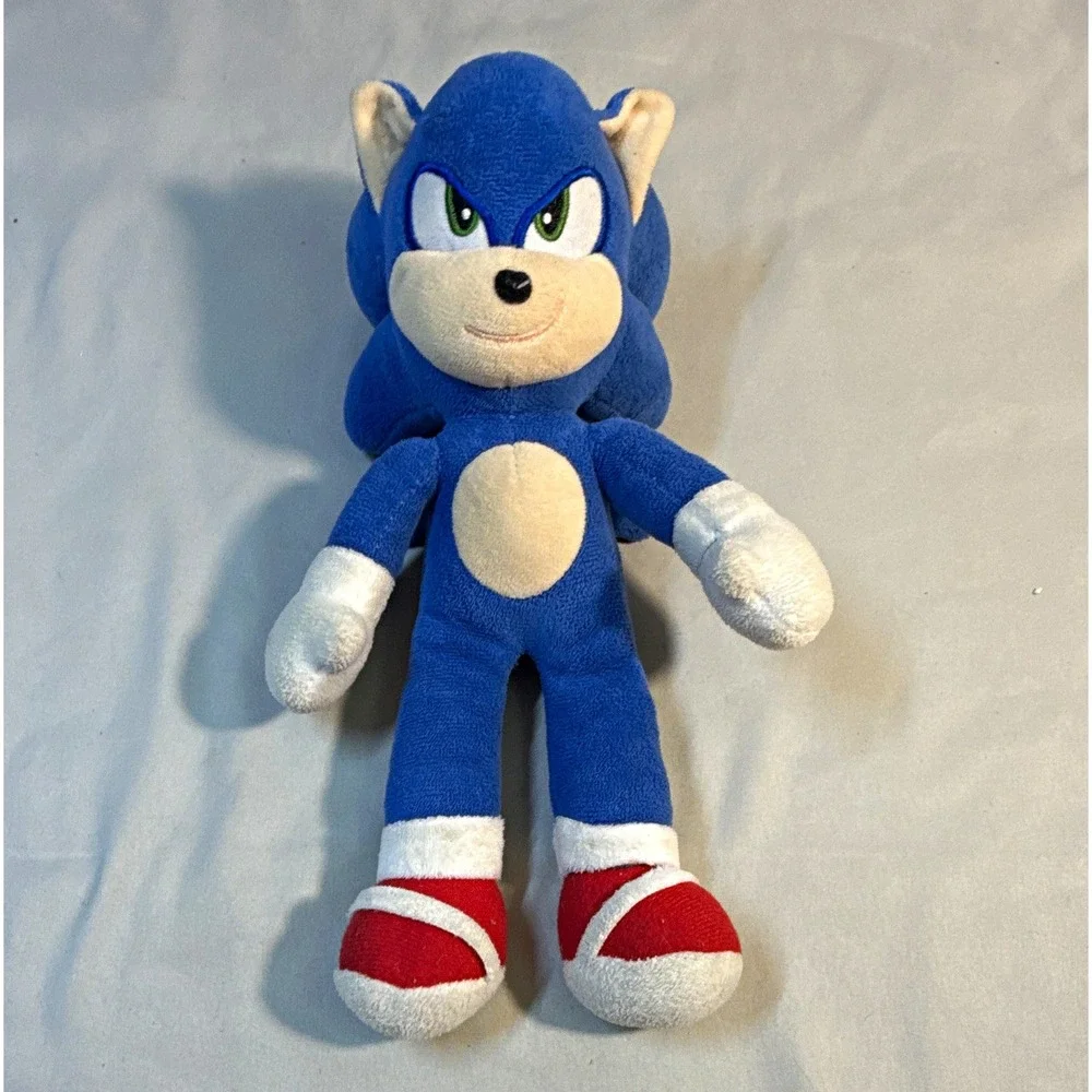 Sonic the Hedgehog Plush Stuffed Animal Toy Blue Small 6-14 in Soft